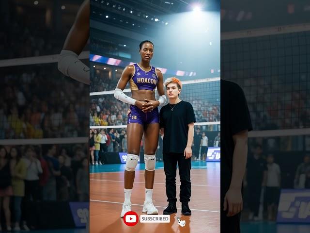 Volleyball Player Steals the Spotlight with Interview Performance ep.727 #volleyball #shorts #hoacon