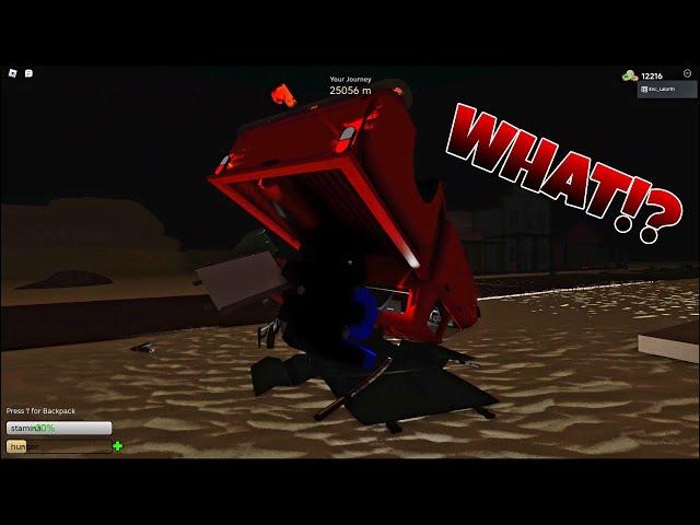 The Car got Teleported into The Backpack | Roblox A Dusty Trip Glitch