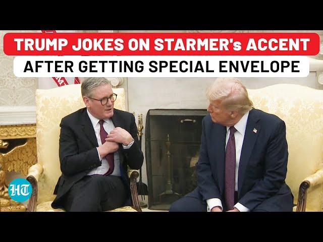 Trump Jokes On UK PM's Accent After Starmer Takes Out Special Envelope: 'Never Happened Before'| USA