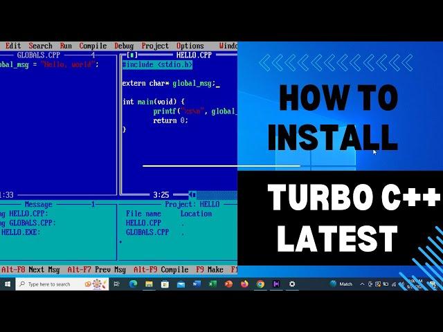 How to install Turbo C++ for C and C++ programming on Windows 10/11 [2024 Update]