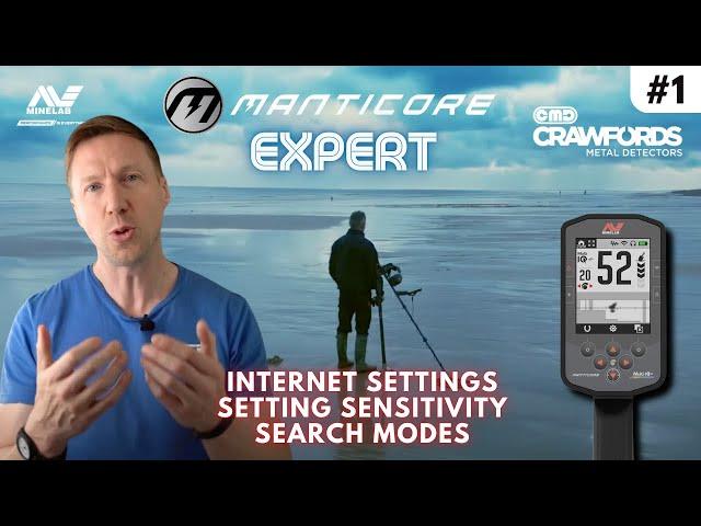 Minelab Manticore Expert Series - Setting Sensitivity, Best Settings, and Search Modes