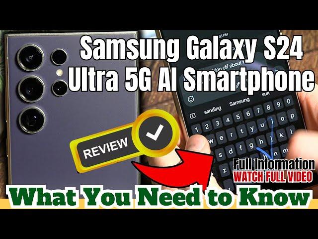 Samsung Galaxy S24 Ultra 5G AI Smartphone | YMA PRO TECH