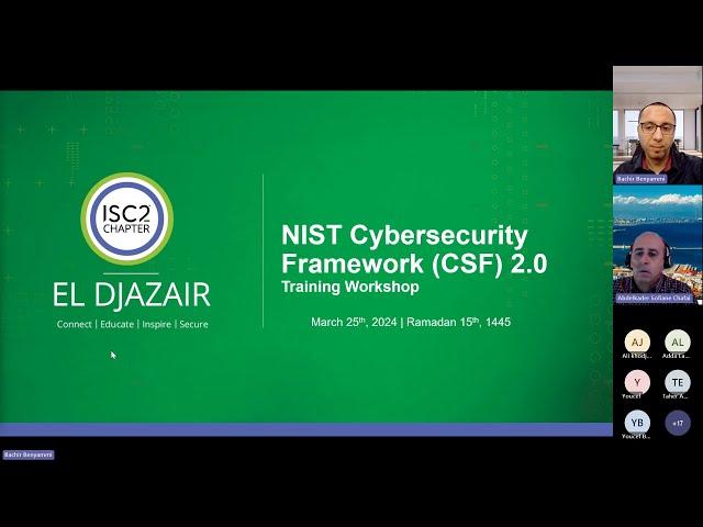 NIST Cybersecurity Framework (CSF) 2.0 Training Workshop (2hrs)