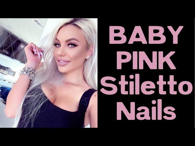 STILETTO NAILS - Baby Pink