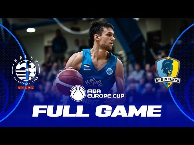 BC Kalev/Cramo v BC Budivelnyk Kyiv | Full Basketball Game | FIBA Europe Cup 2022-23