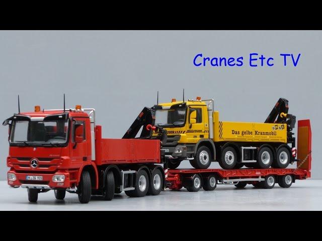 NZG Mercedes-Benz Actros + Hiab + Trailer by Cranes Etc TV