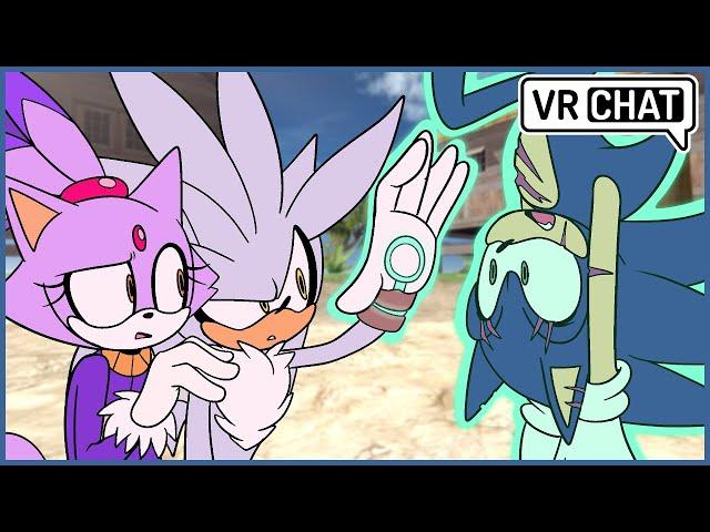 Silver & Blaze Meet Multiverse Sonic! (VR Chat)