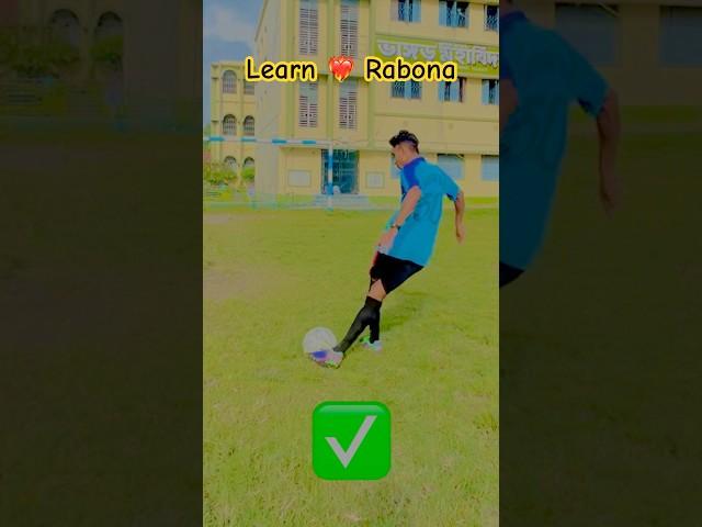 Easy way to learn perfect Rabona (Rabona tutorial @rakeshnjr #shorts #footballshorts