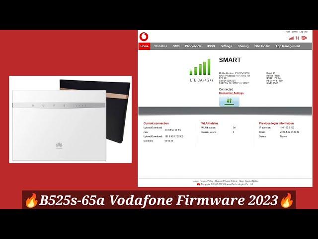 B525s-65a Debrand and Unlock Tutorial  (Vodafone 2023 Firmware)