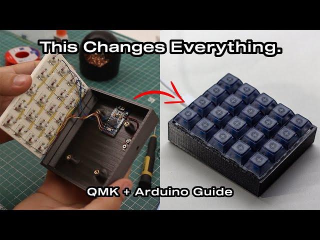 This Keyboard Will Make You More Productive! DIY Macropad Build + QMK Setup