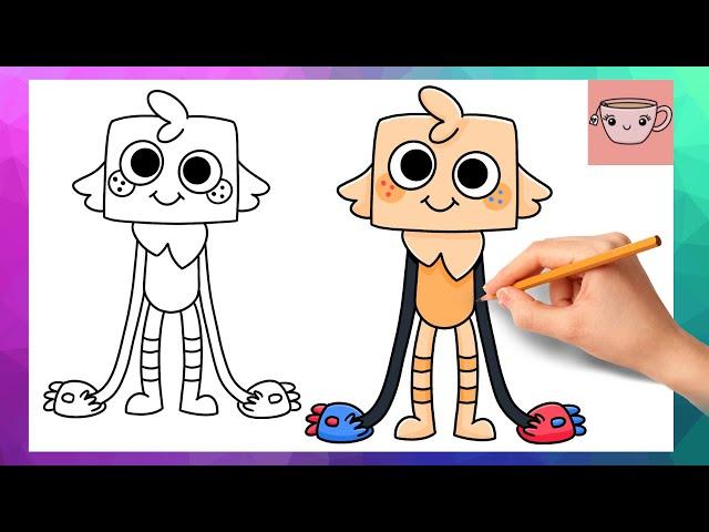 How To Draw Goob from Dandy's World | Easy Drawing Tutorial