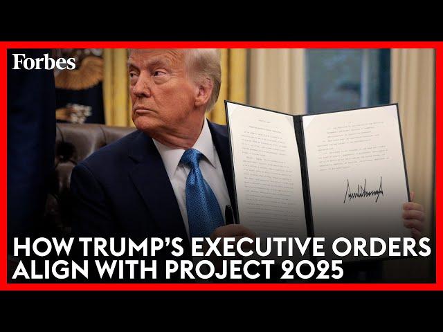 How Trump’s Executive Orders Align With Project 2025