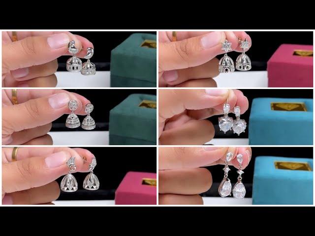 925 Silver Earrings and Jhumkas with affordable priceLatest Designs 2024