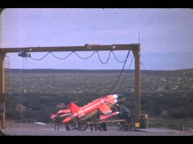 F 1843  Ryan Model 124/BQM-34A Firebee Drone UAV at El Paso 1971