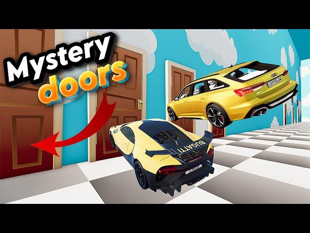 Cars VS Mystery DOORS - Sports Car Driver Challenge #5 - BeamNG Drive