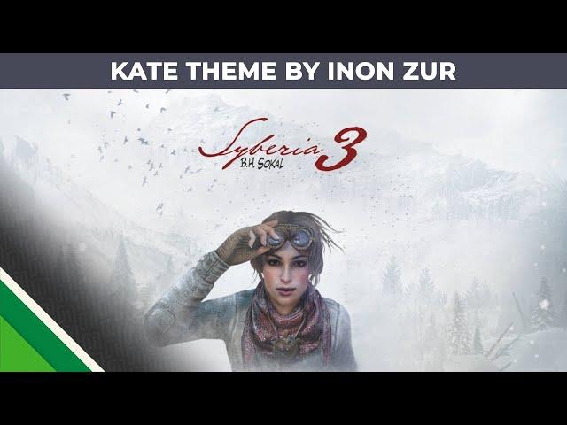 Syberia 3 l Kate theme by Inon Zur l Microids