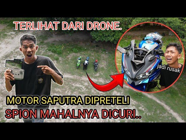 KESERUAN#63 | Piknik Dipantai Spion Motor saputra dicuri orang??