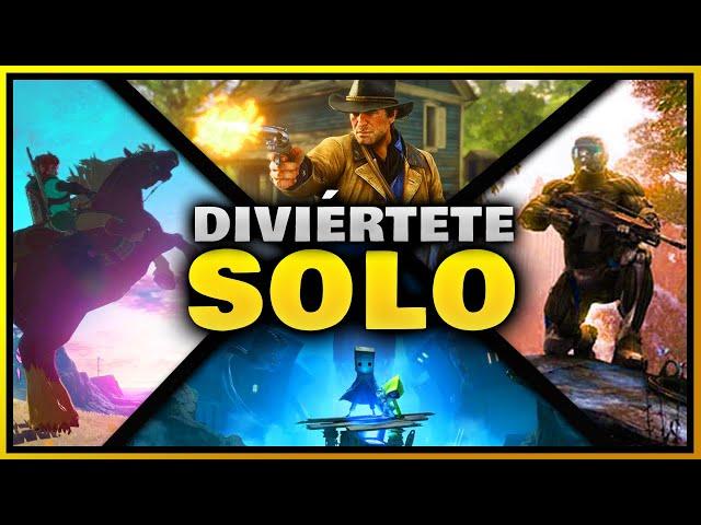  10 MEJORES JUEGOS para JUGAR SOLO en PC 