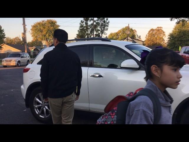 Morning greeting at Tulsa Honor Academy