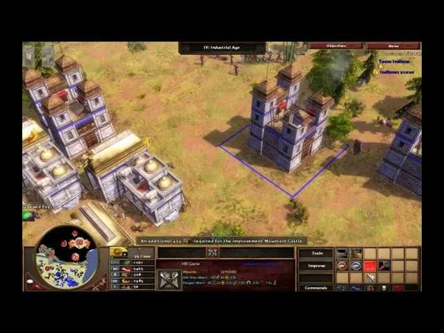 Company Confrontation - India M5 - Hard Walkthrough - Age of Empires III Asian Dynasties