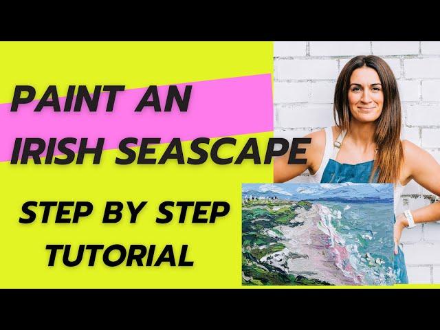 Paint IRISH seascape in 20 minutes !! GORGEOUS