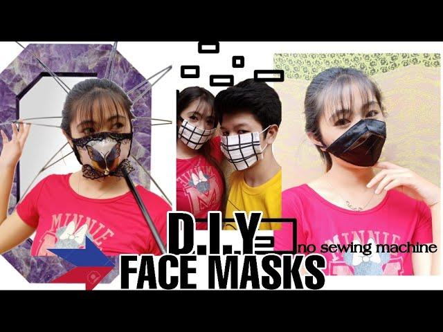 How To Make a Mask At Home: 3 Easy DIY Face Masks | No Sewing Machine! Reusable/Cheap |DIY Tutorial