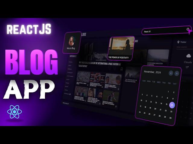 ReactJS Project: Build a Blog Application with News Integration | React Blog App Tutorial