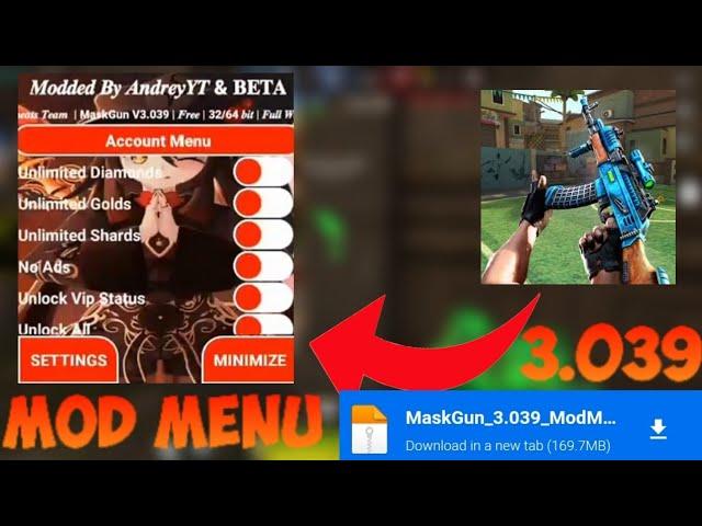 [NEW] MEGA MOD MENU FOR MASKGUN 3.039!!! | BEST CHEAT 2024!! | GODMODE, CHAMS, FIRERATE, INF AMMO!!!