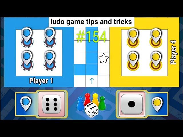Tricks and Tips Ludo King | How to Win Ludo King | 4 players gameplay | Ludo king #154 #gameplay