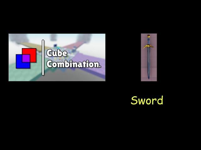 Roblox - Cube Combination: How to make sword