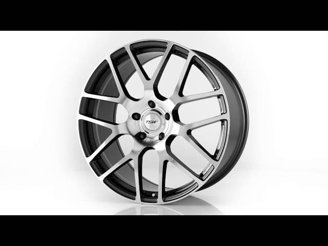 TSW Alloy Wheels Nurburgring - Gunmetal with Mirror Cut Face