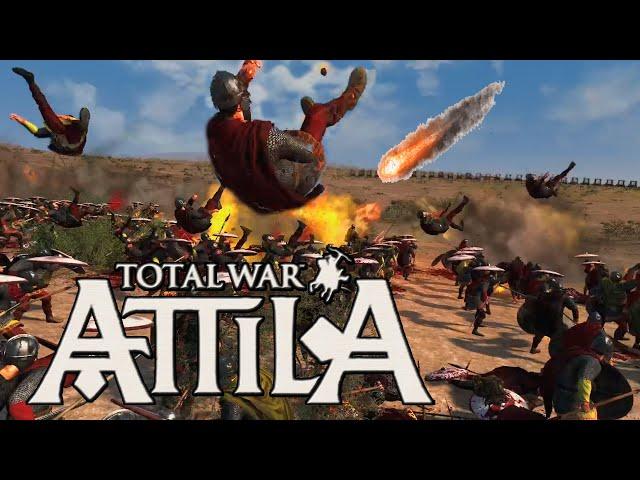 50% осадных отрядов в армии. Total War Attila. Остготы.