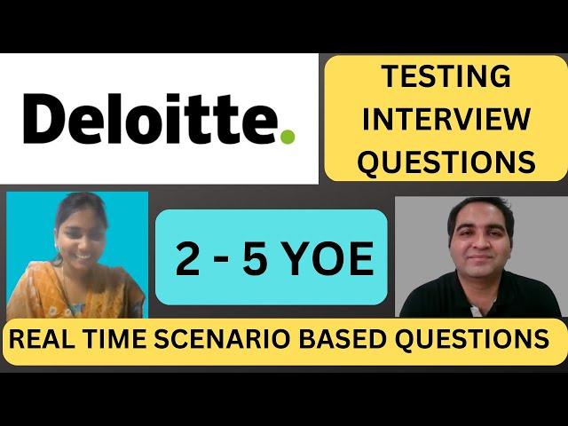 Deloitte Interview Questions | Real Time Interview Questions and Answers