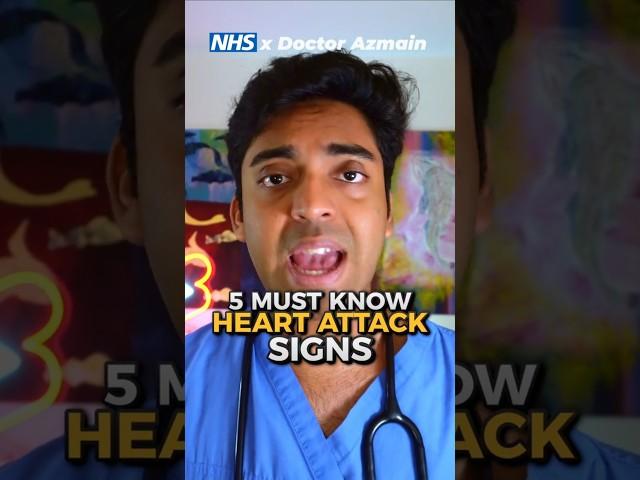  5 Must Know Signs of a HEART ATTACK — @NHS x @DoctorAzmain