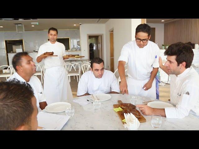 Where the meat is discussed around the Chef’s table | Chef's tasting