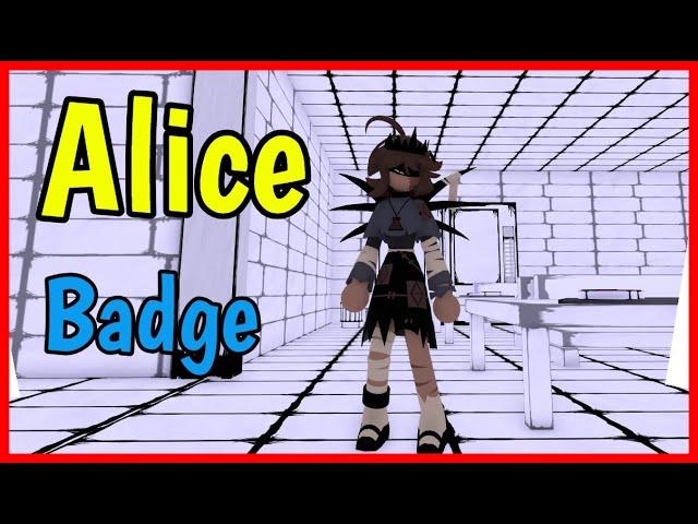 How to get ALICE Badge in FPE RANDOM PAPERS SKETCH RP Roblox