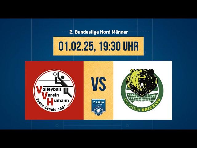 VV Humann Essen – TSV Giesen GRIZZLYS II (2. Volleyball Bundesliga Nord M 24/25)