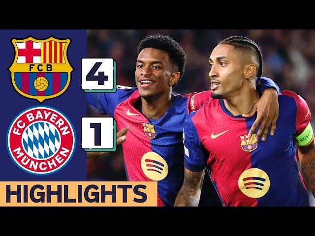 Barcelona vs Bayern Munich 4-1 | All Goals & Highlights - European Champions League 2024