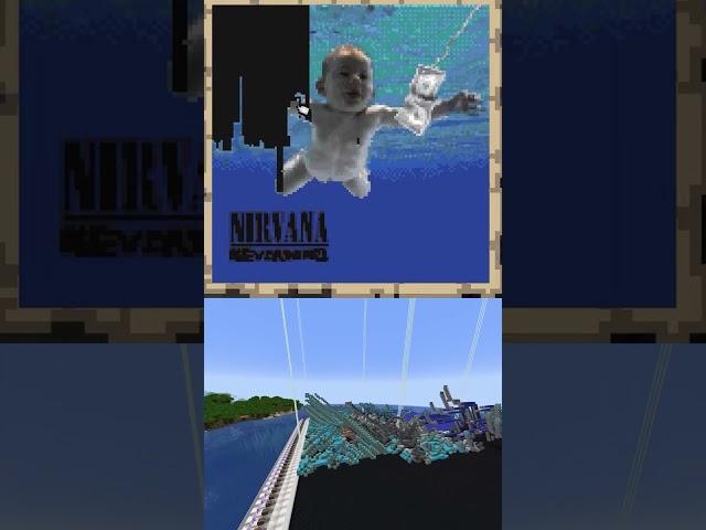 Nevermind by Nirvana | Minecraft Map Art