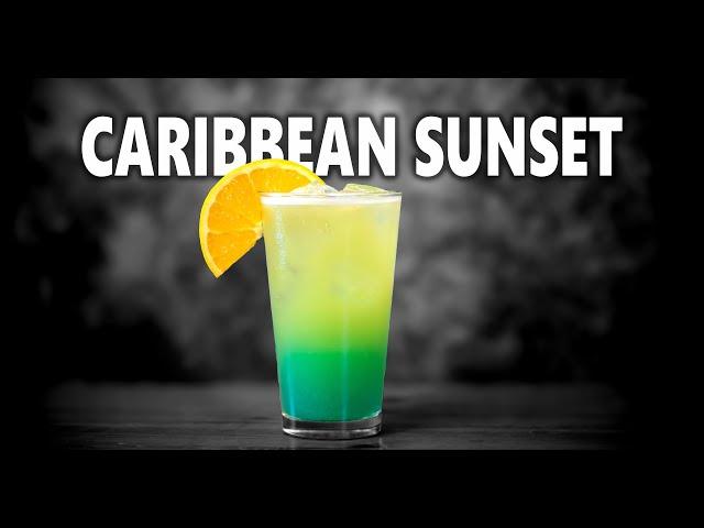 How To Make The Caribbean Sunset Cocktail | Booze On The Rocks