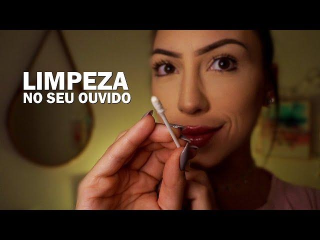 ASMR: LIMPEZA DE OUVIDO PARA QUEM PRECISA DORMIR