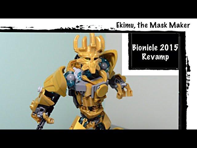 LEGO BIONICLE Ekimu the Mask Maker Revamp Custom How To Build