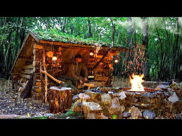 Woodland Shelter Overnighter in the Rain