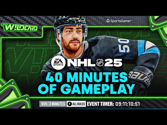 NHL 25: 40 Minutes of HUT Wildcard Gameplay