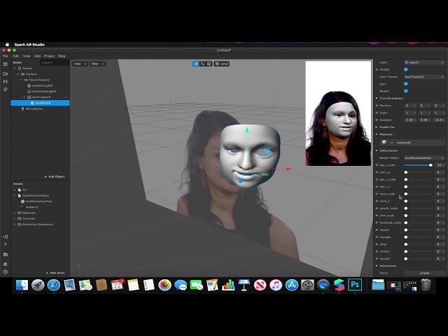 Face Distortion - Spark AR Studio