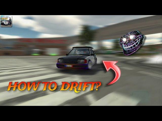 How to drift in car parking multiplayer?