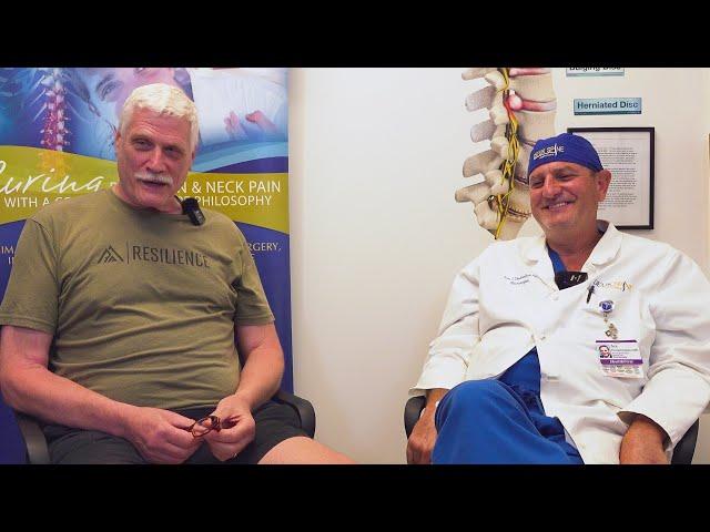 Patient That's 8 Months Post-Op from Laser Spine Surgery on His Neck, Shares His Story!!