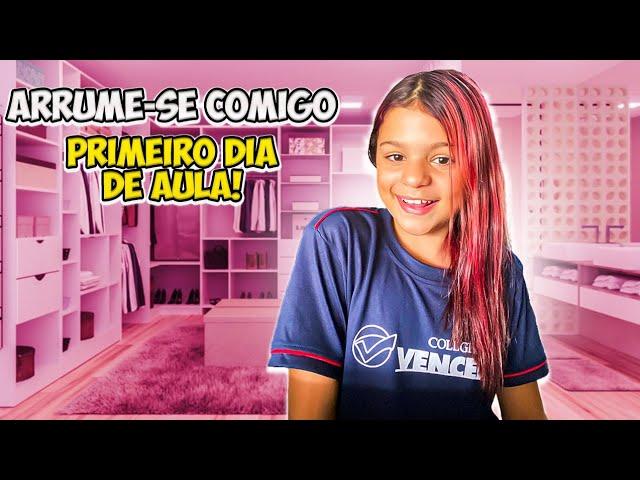 Arrume-se Comigo Para o Meu Primeiro Dia de Aula! 