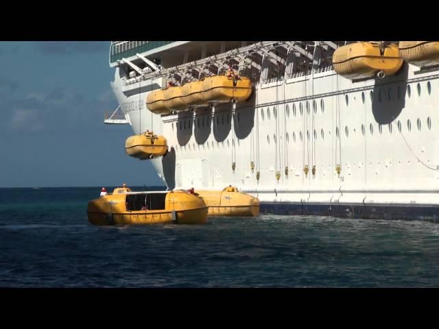 Independence of the Seas: 2012 Transatlantic Lifeboat Testing