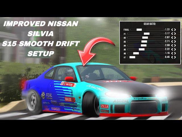 Improved Nissan Slivia S15 Smooth Drift Setup (New Update) | Car Parking Multiplayer